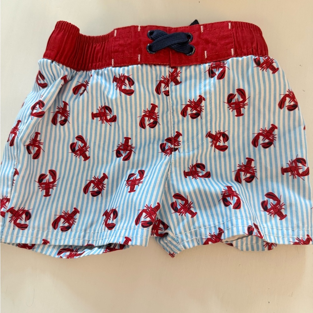 Cat & Jack Red and White Mesh Shorts